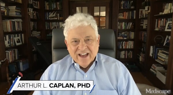 Image of Arthur Caplan talking.