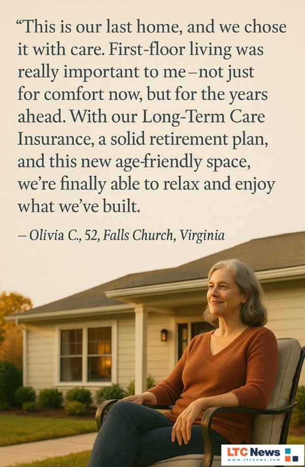 A quote about living safely at home as you age.