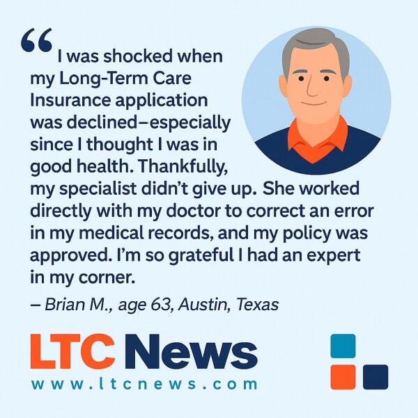 An anecdote about getting declined from insurance because of errors in medical records.