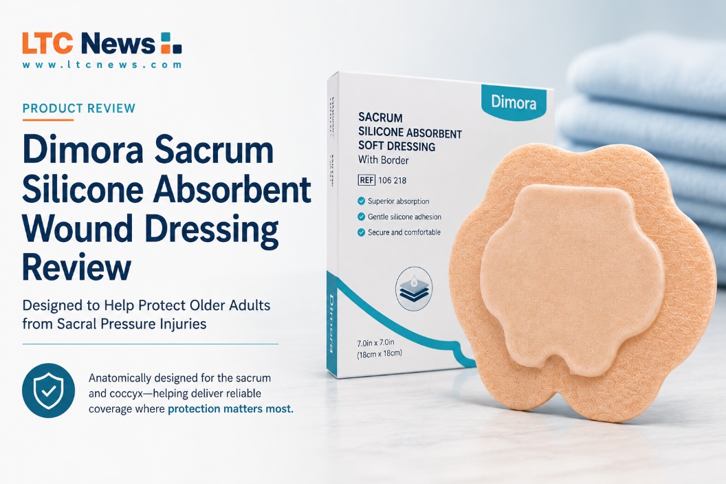 Dimora Sacrum Silicone Absorbent Wound Dressing Review: Designed to Help Protect Older Adults from Sacral Pressure Injuries - Image 1