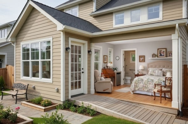 Image of a home layout for senior care.
