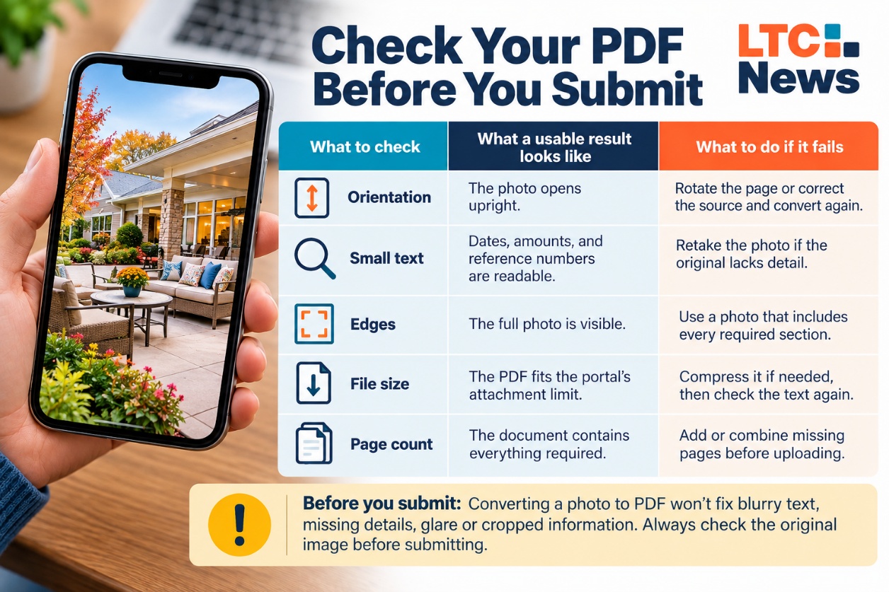 How to Convert iPhone Photos to PDF for Business and Long-Term Care Marketing - Image 1