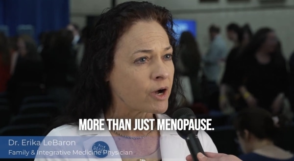 Dr. Erika LeBaron discussing hormones and HRT.