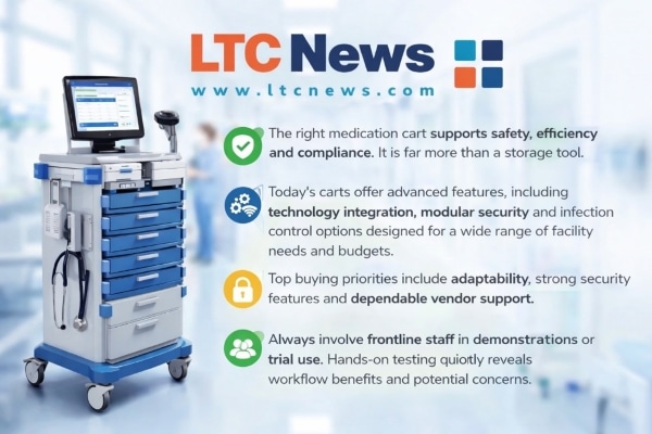 LTC News infographic about medication safety.