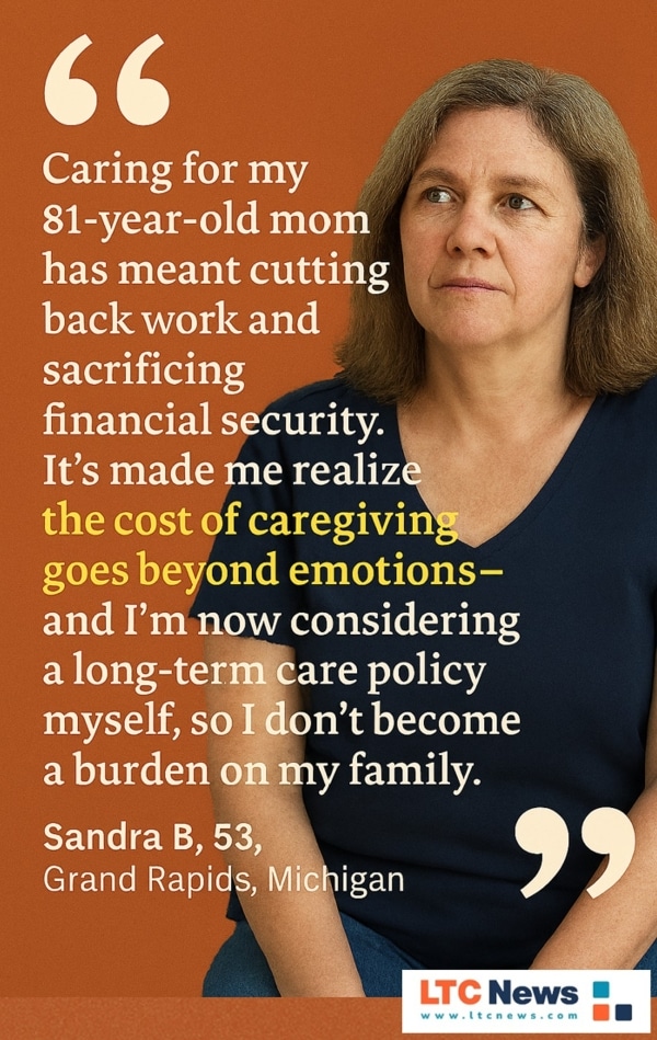 A quote about the impact of informal caregiving.