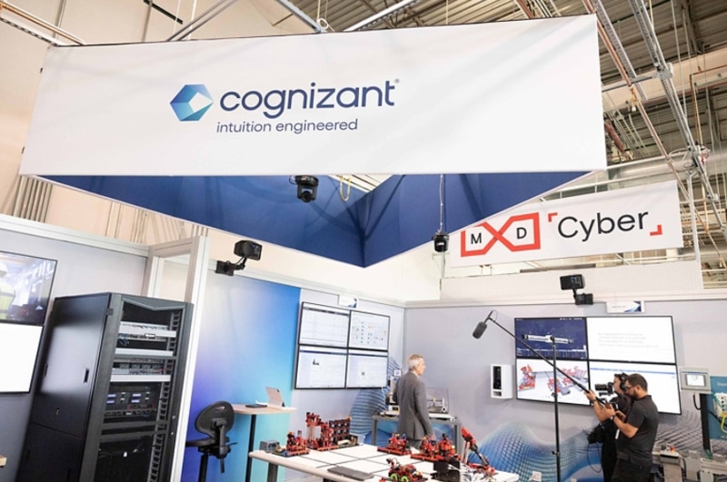 A photo of the Cognizant Health banner.