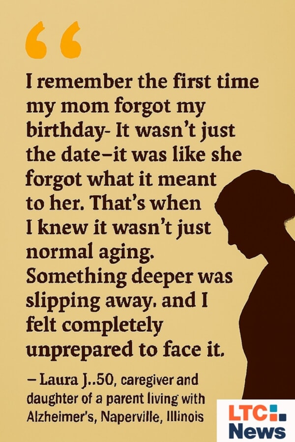Anecdote about a loved one with dementia forgetting a birthday.