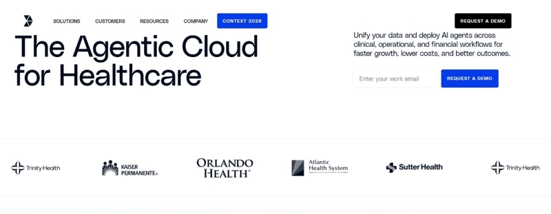 Screenshot of Innovaccer's website.