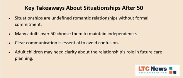 Key takeaways for situationships