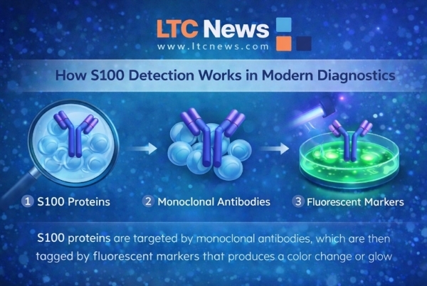 An infographic explaining how S100 detection works. 
