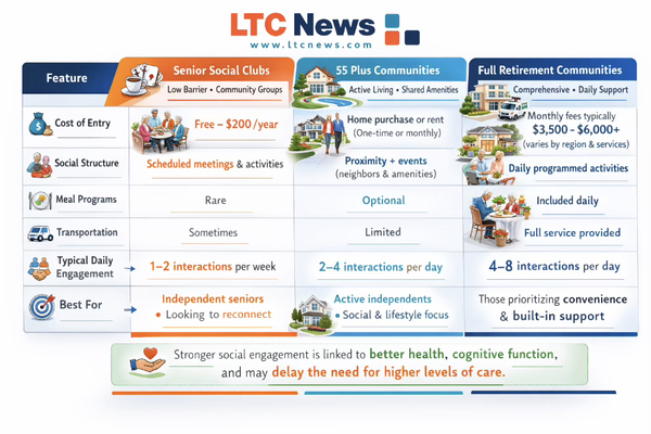 Chart of social activities